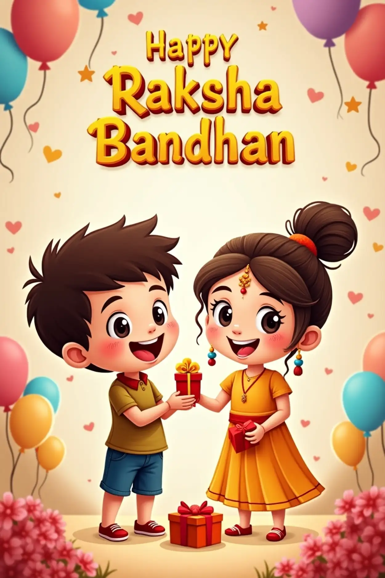 Free Download Meaningful Raksha Bandhan Messages For Children - High Quality Happy Raksha Bandhan Wishes For Children Background