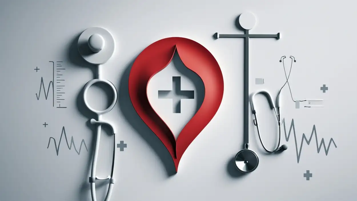 medical background with blood donation symbol