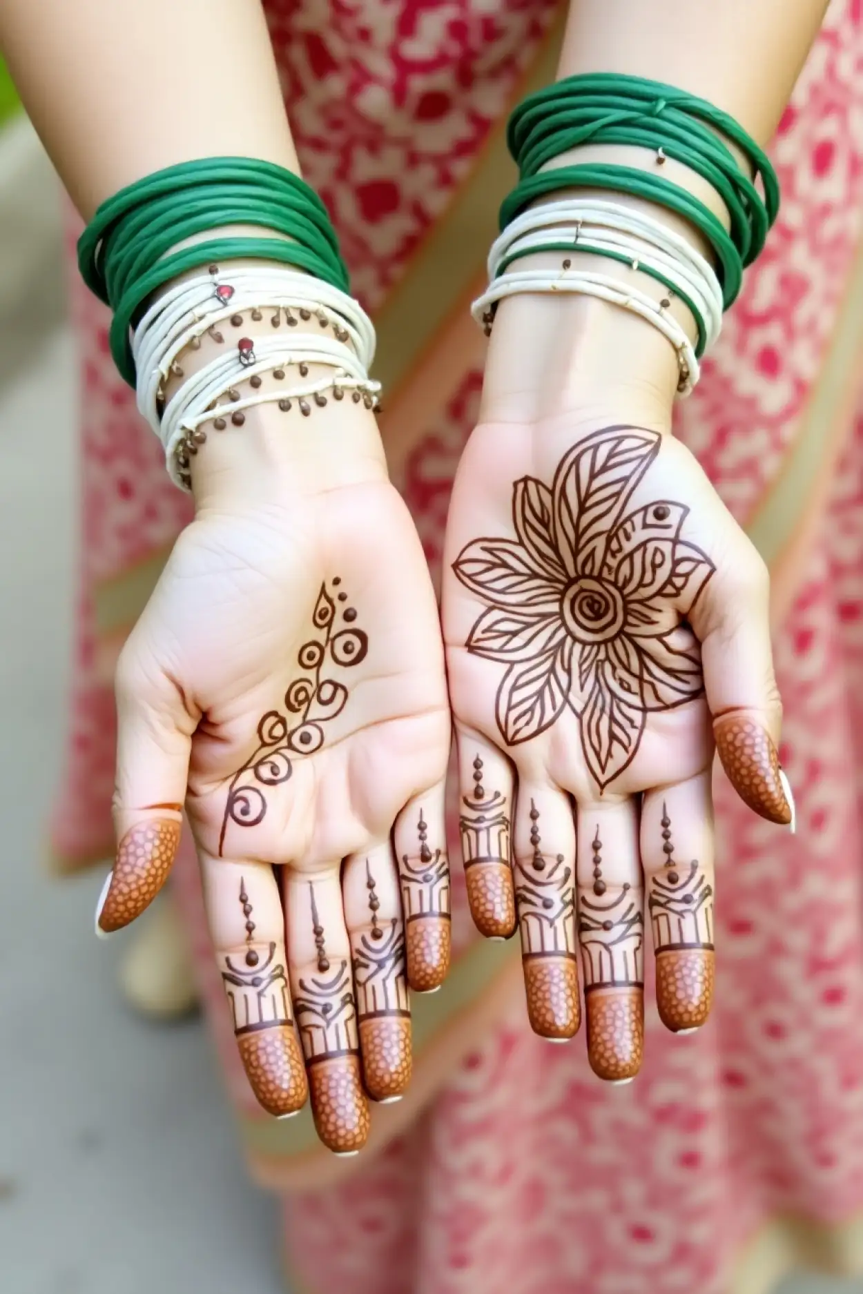 mehndi design with name for sawan vrat