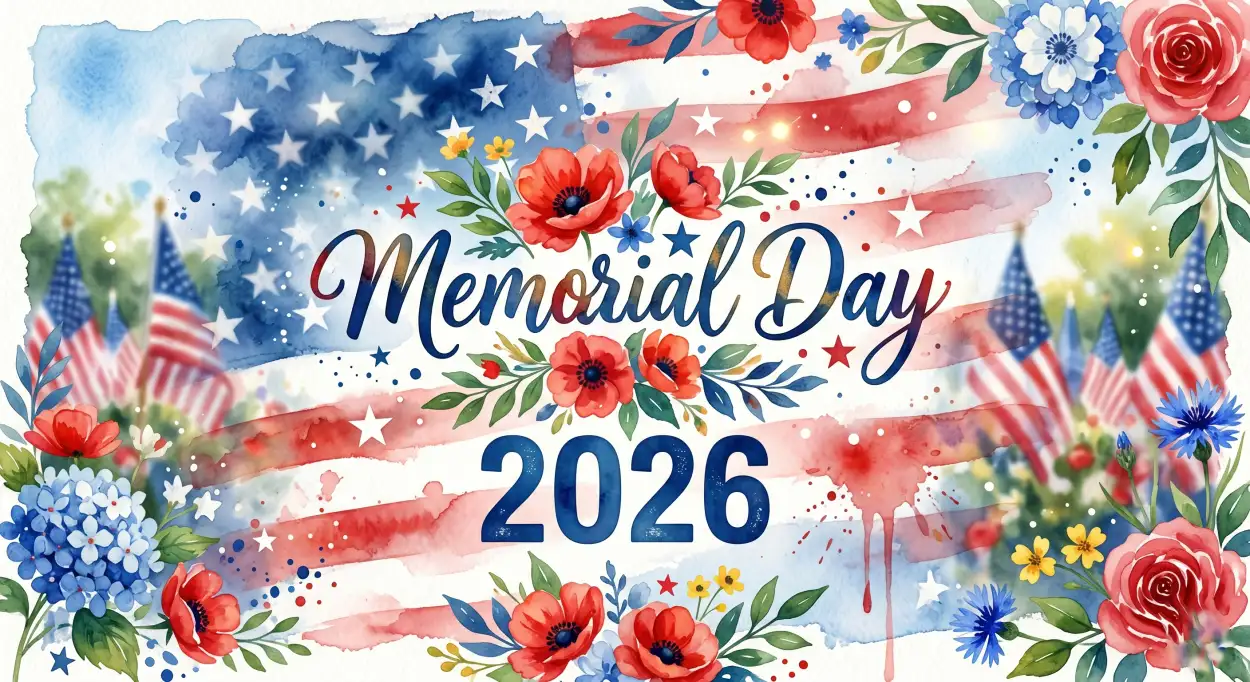 Free Download Memorial Day 2026 Abstract Patriotic Backgrounds - High Quality Morial Day 2026 Background Image