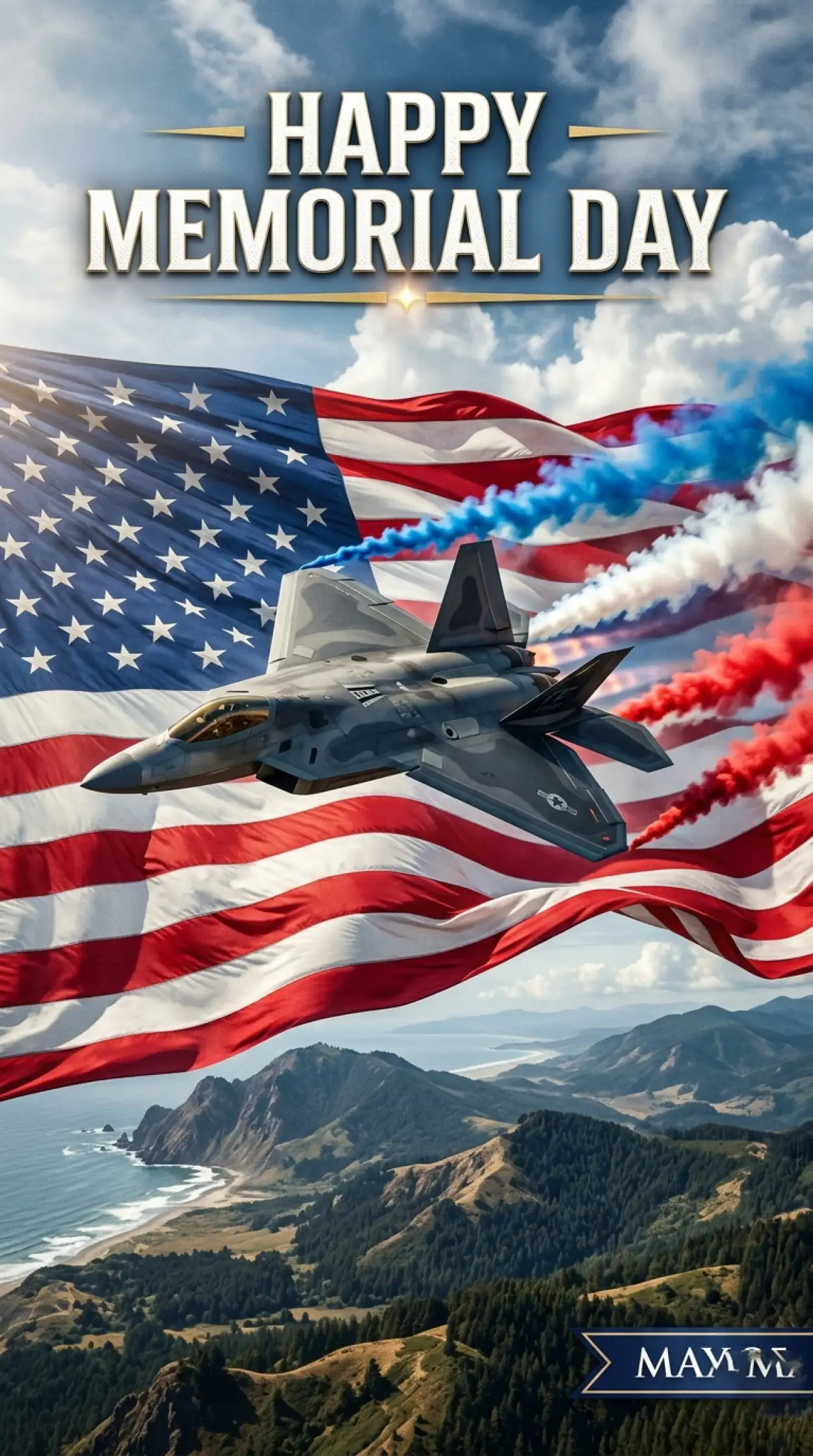 Free Download Memorial Day 2026 Air Force Tribute Images - High Quality Memorial Day 2026 Image