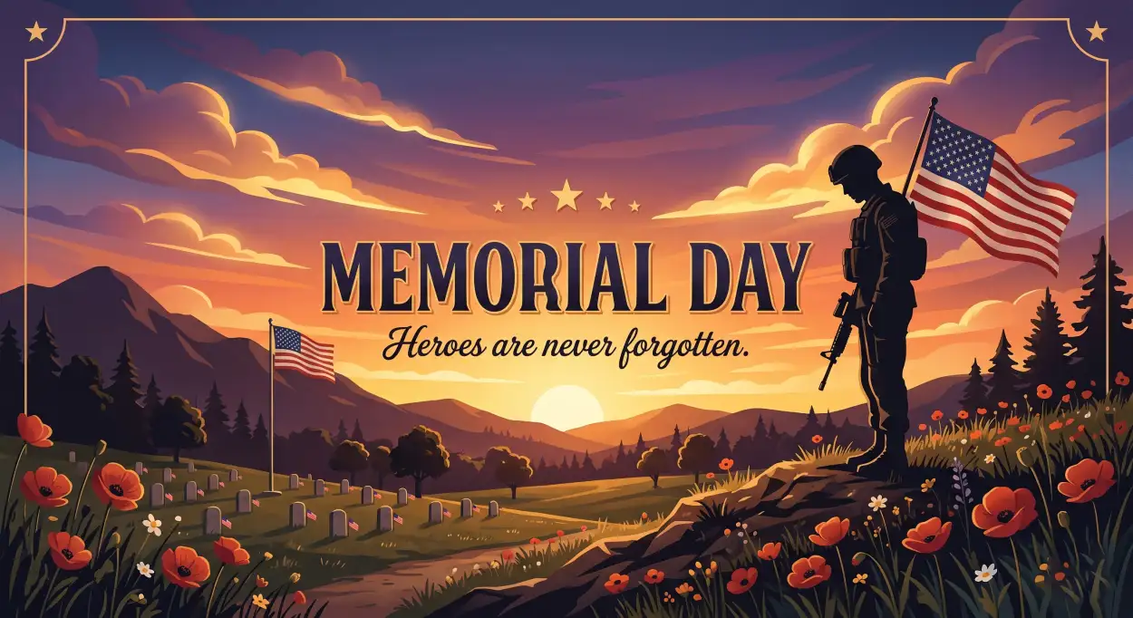 Free Download Memorial Day 2026 Army Remembrance Wallpapers - High Quality Morial Day 2026 Image