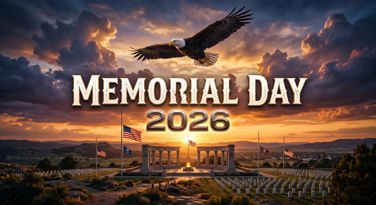 Free Download Memorial Day 2026 Eagle And Flag Wallpapers - High Quality Morial Day 2026 Image