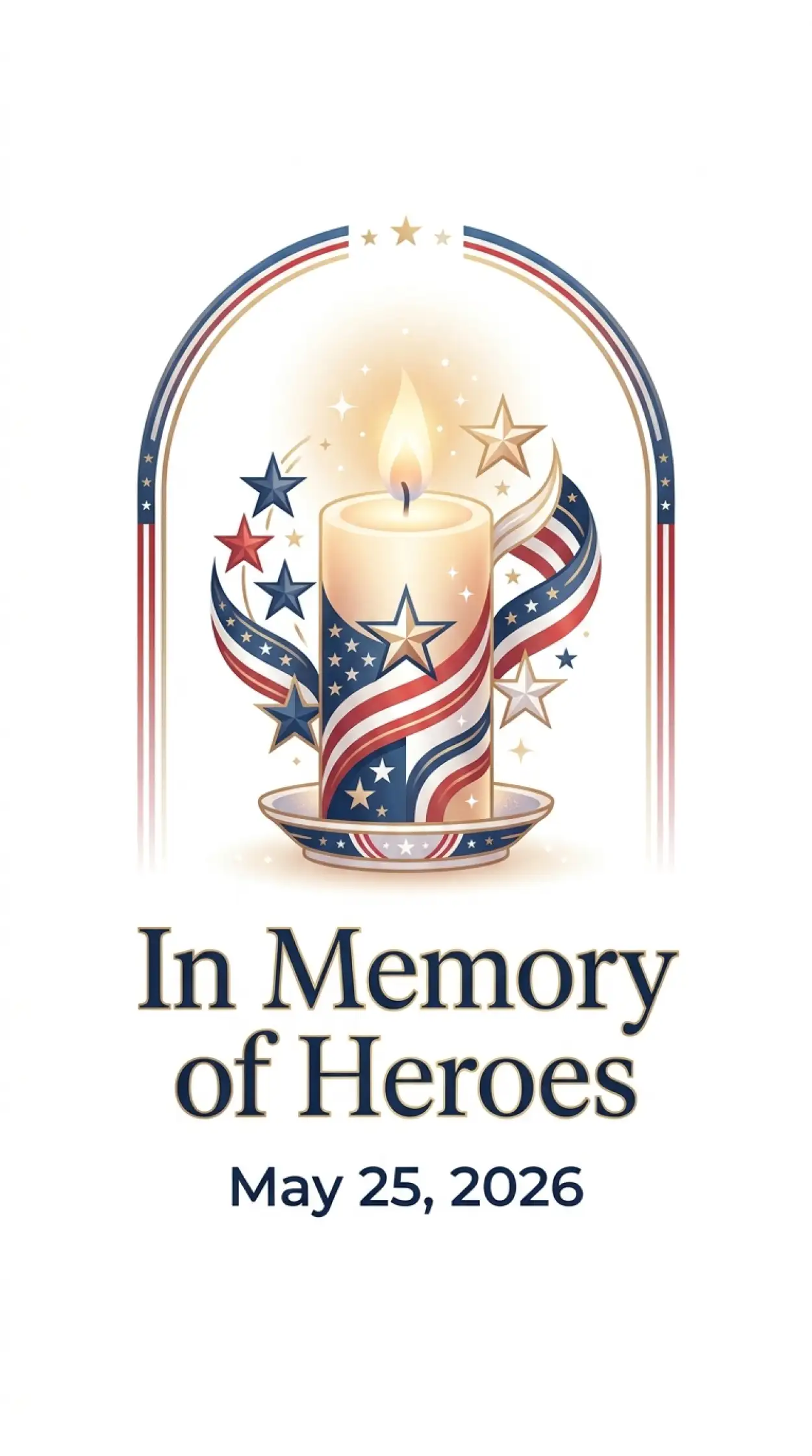 Free Download Memorial Day 2026 Elegant Tribute Design - High Quality Memorial Day 2026 Image