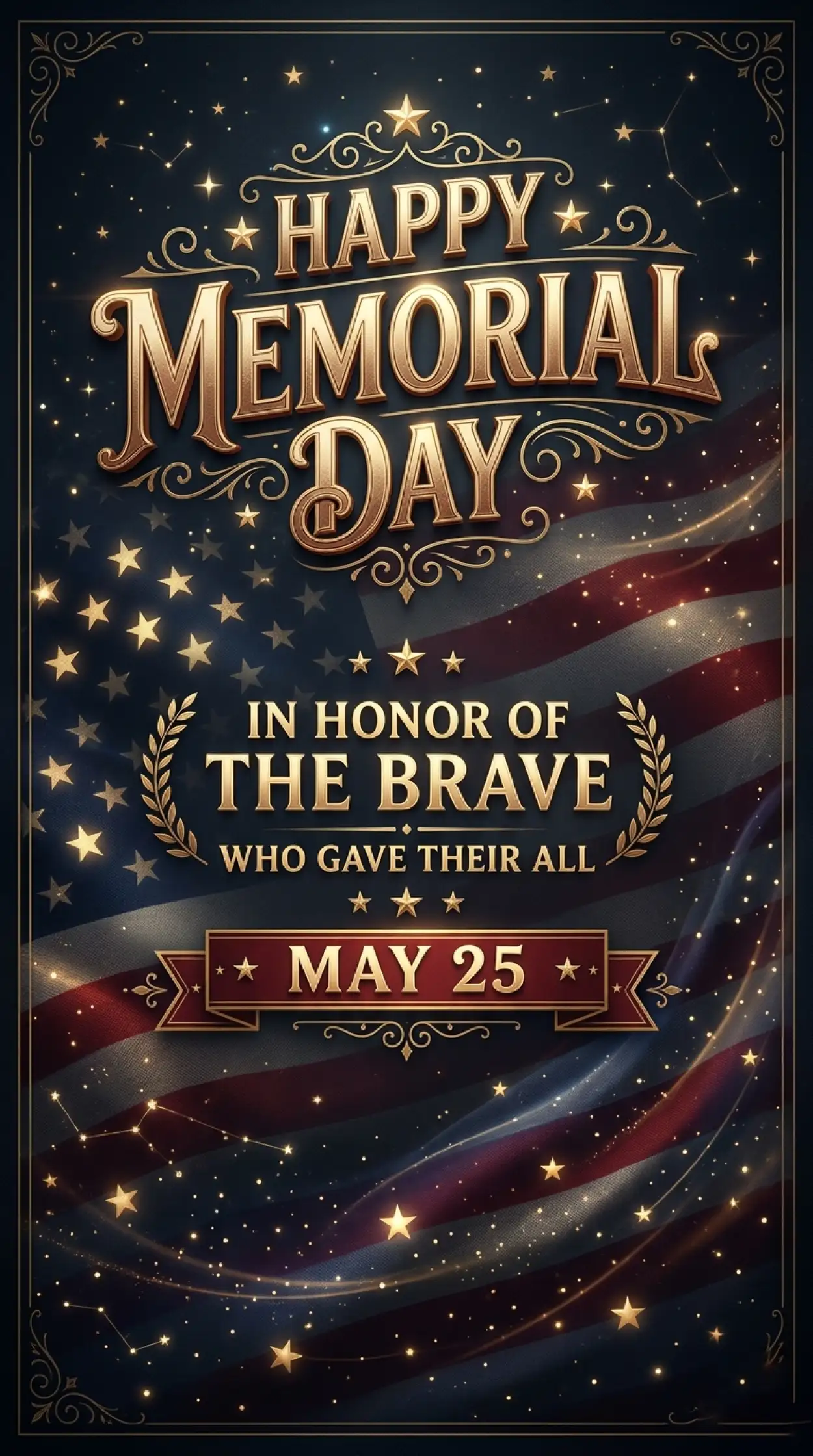 Free Download Memorial Day 2026 Hero Day Poster - High Quality Memorial Day 2026 Image