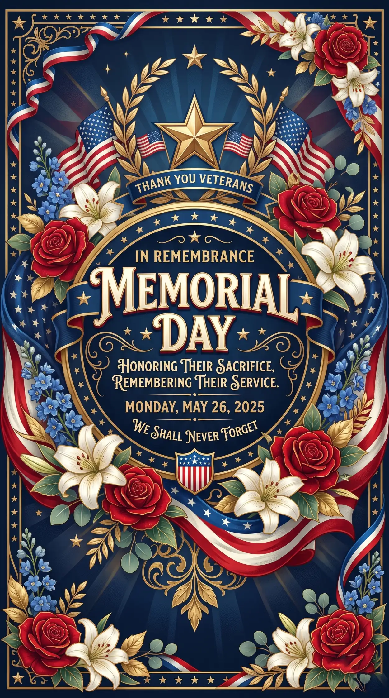 Free Download Memorial Day 2026 Memorial Day Pinterest Graphics - High Quality Morial Day 2026 Image