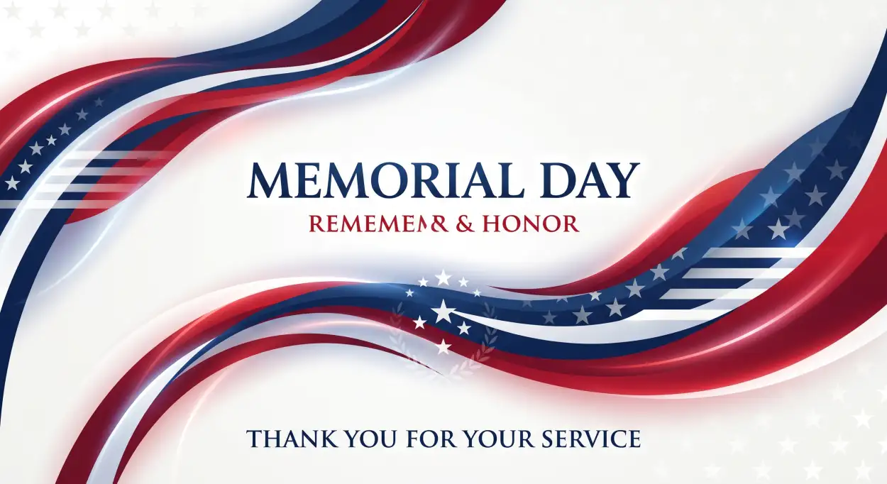 Free Download Memorial Day 2026 Patriotic Flyer Background - High Quality Morial Day 2026 Background Image