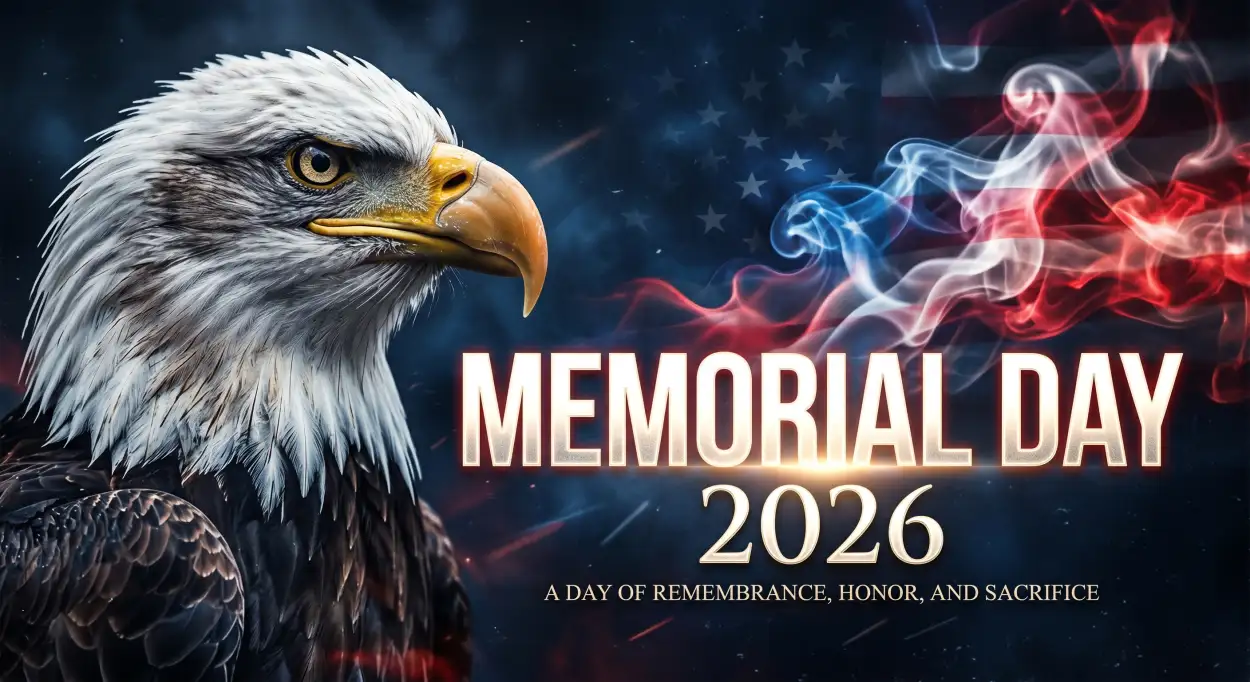 Free Download Memorial Day 2026 Remembrance Tribute Artwork - High Quality Morial Day 2026 Image