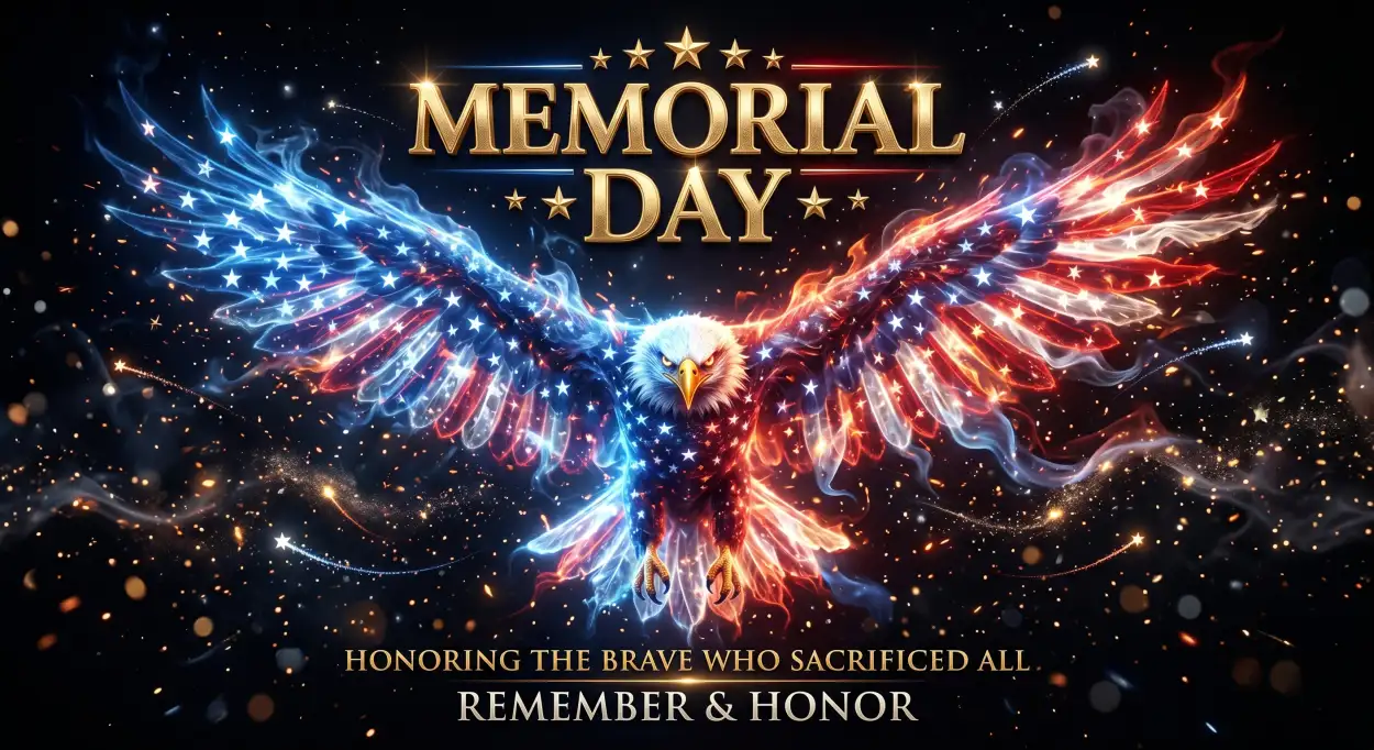 Free Download Memorial Day Greeting Card For Honor And Respect 2026 - High Quality Memorial Day Greeting Card 2026 Image