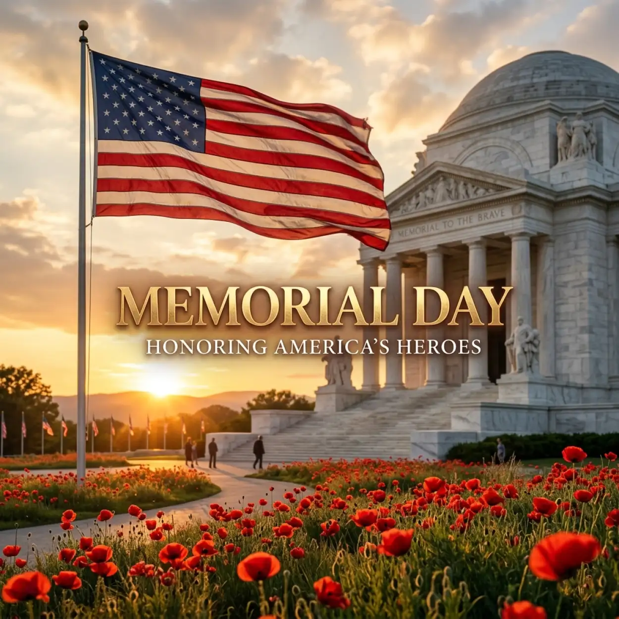 Free Download Memorial Day Greeting Card Wallpaper 2026 - High Quality Memorial Day Greeting Card 2026 Image