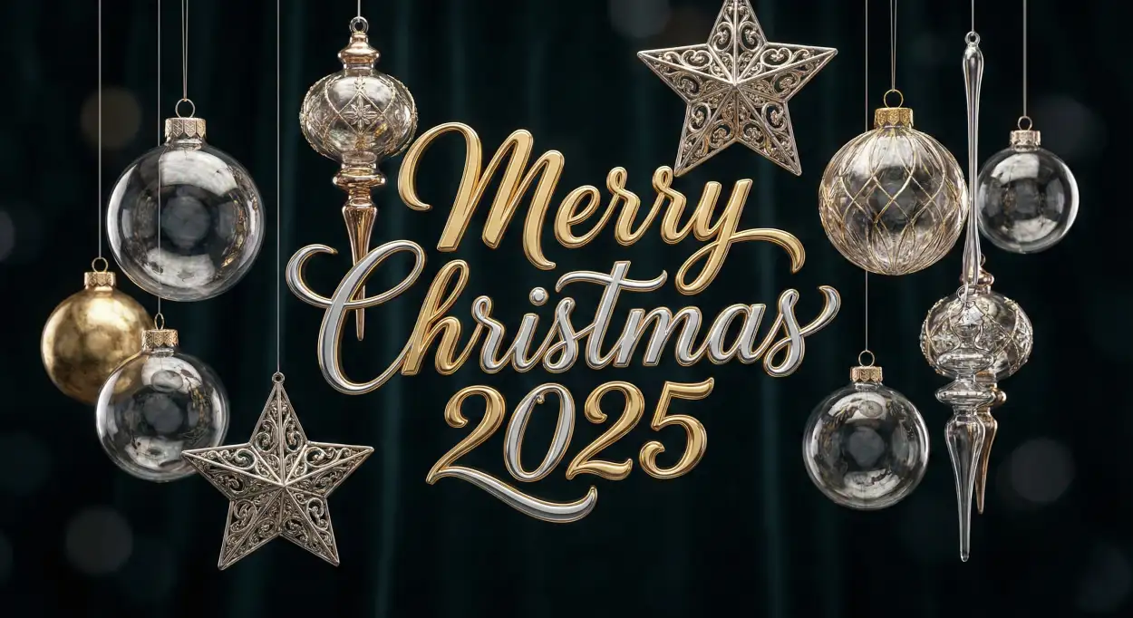 merry christmas 2025 holy night background