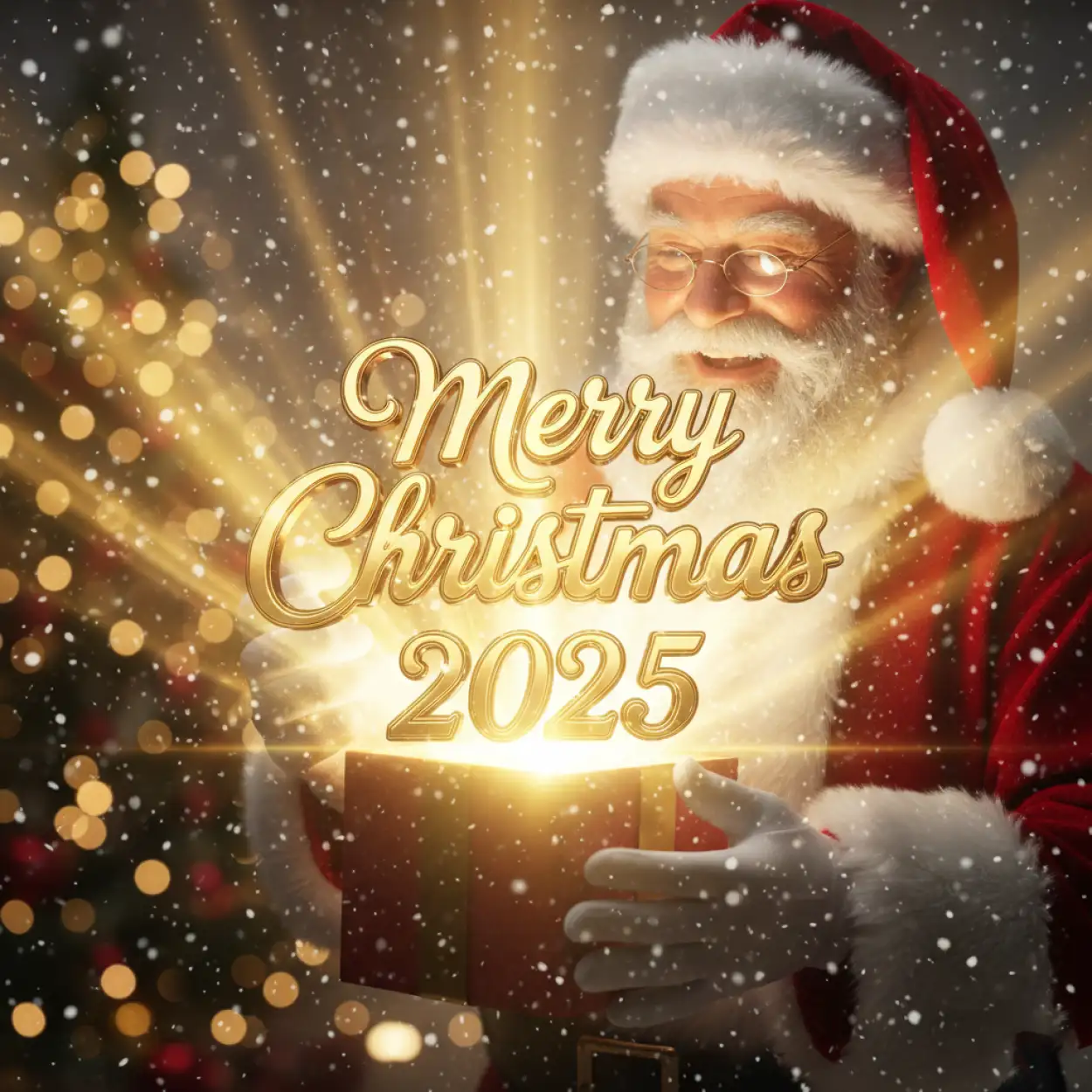 merry christmas 2025 youtube thumbnail background