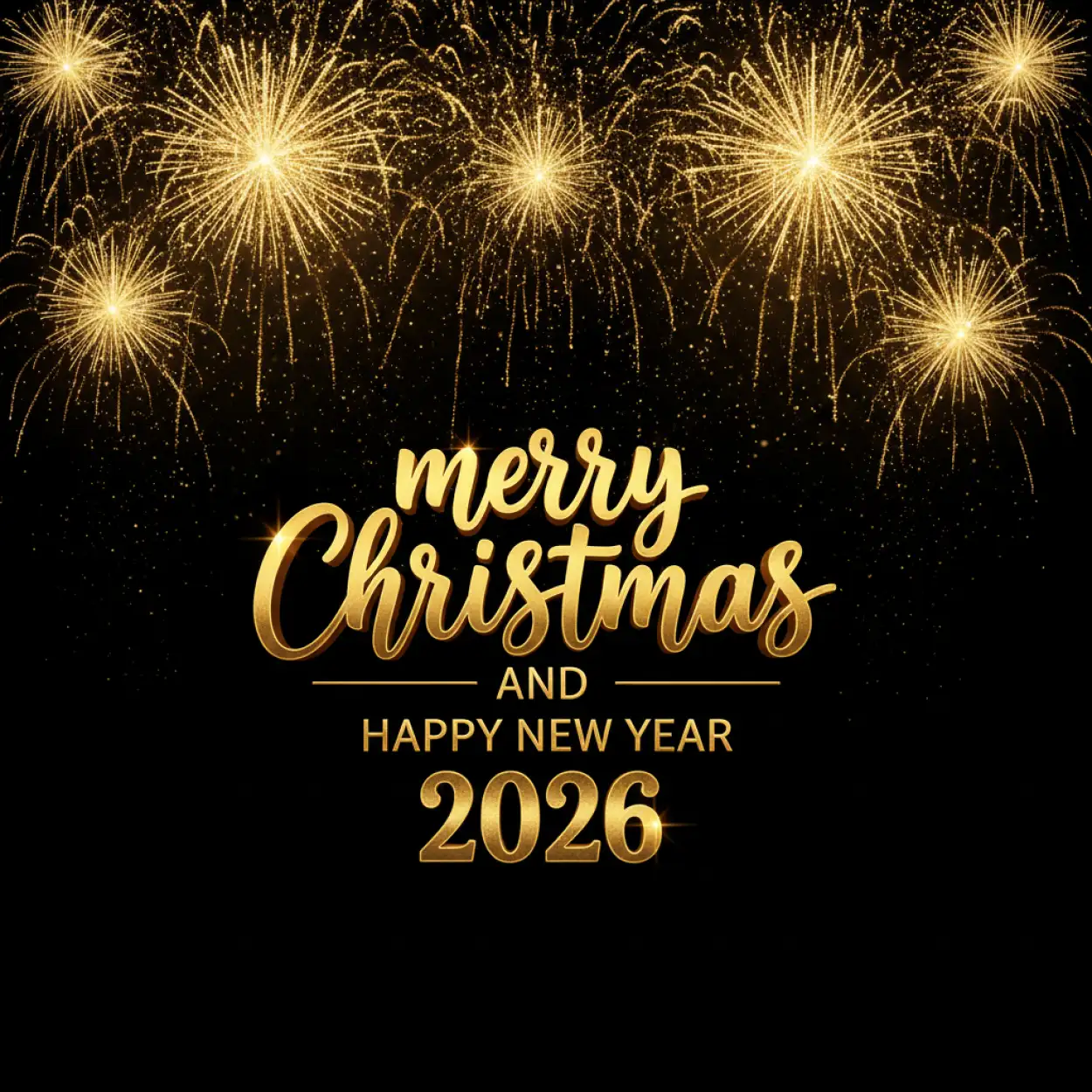 merry christmas and happy new year 2026 facebook post background