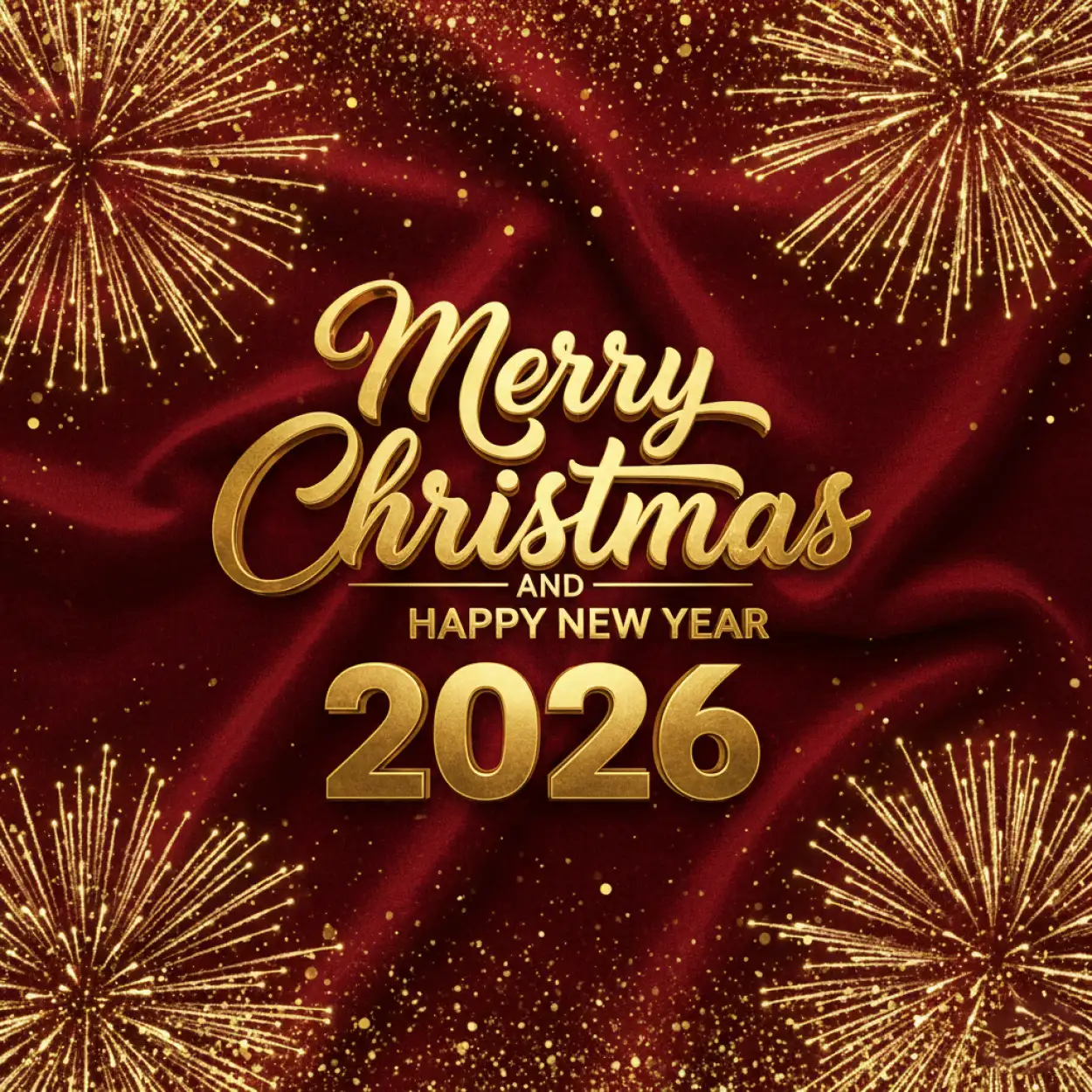 merry christmas and happy new year 2026 facebook post