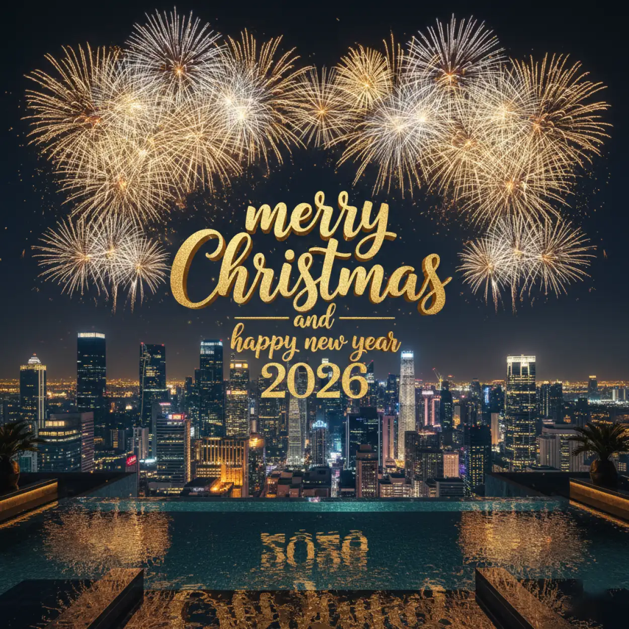 merry christmas and happy new year 2026 whatsapp status images
