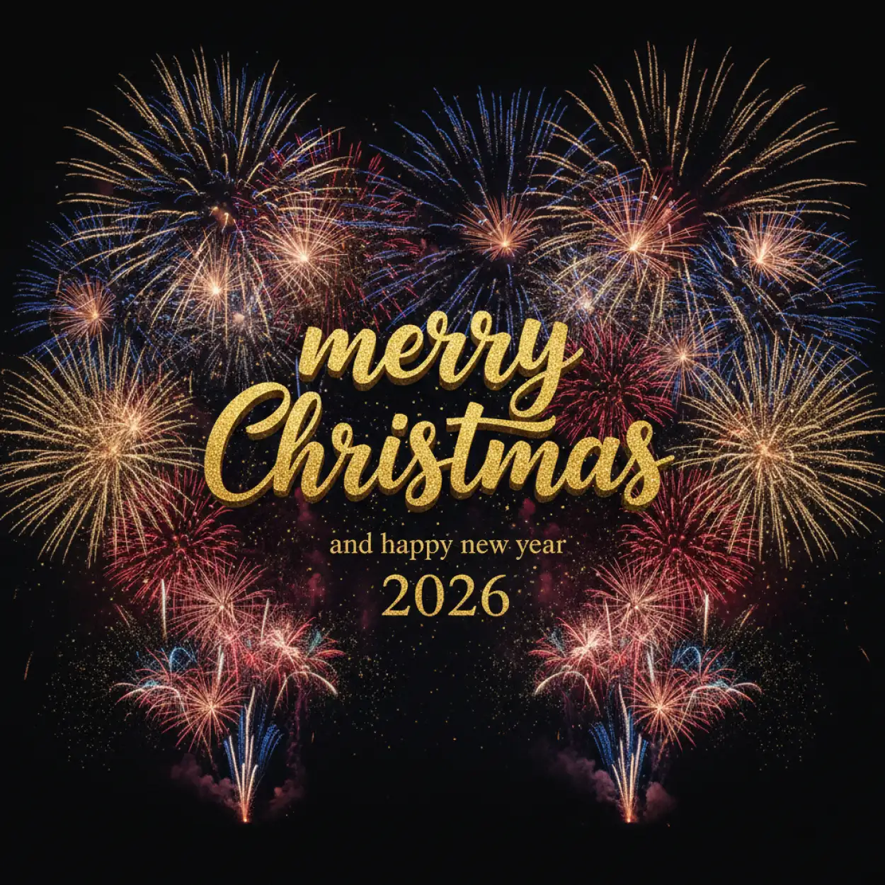 merry christmas and happy new year 2026 wishes