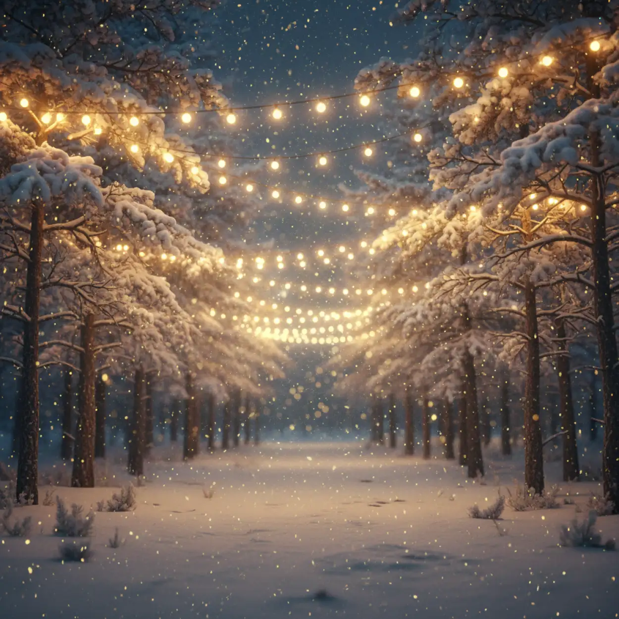 merry christmas background digital art 4k