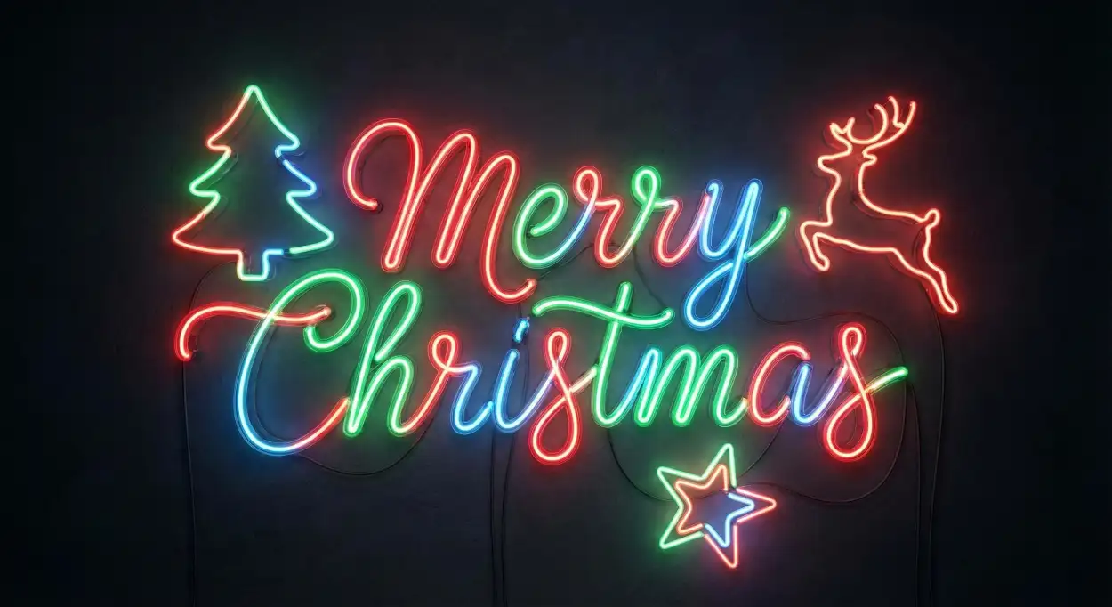 merry christmas background with christmas candle light