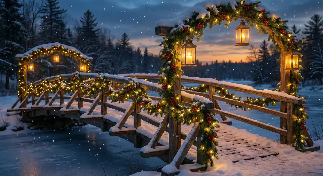 merry christmas background with red ribbon bow design