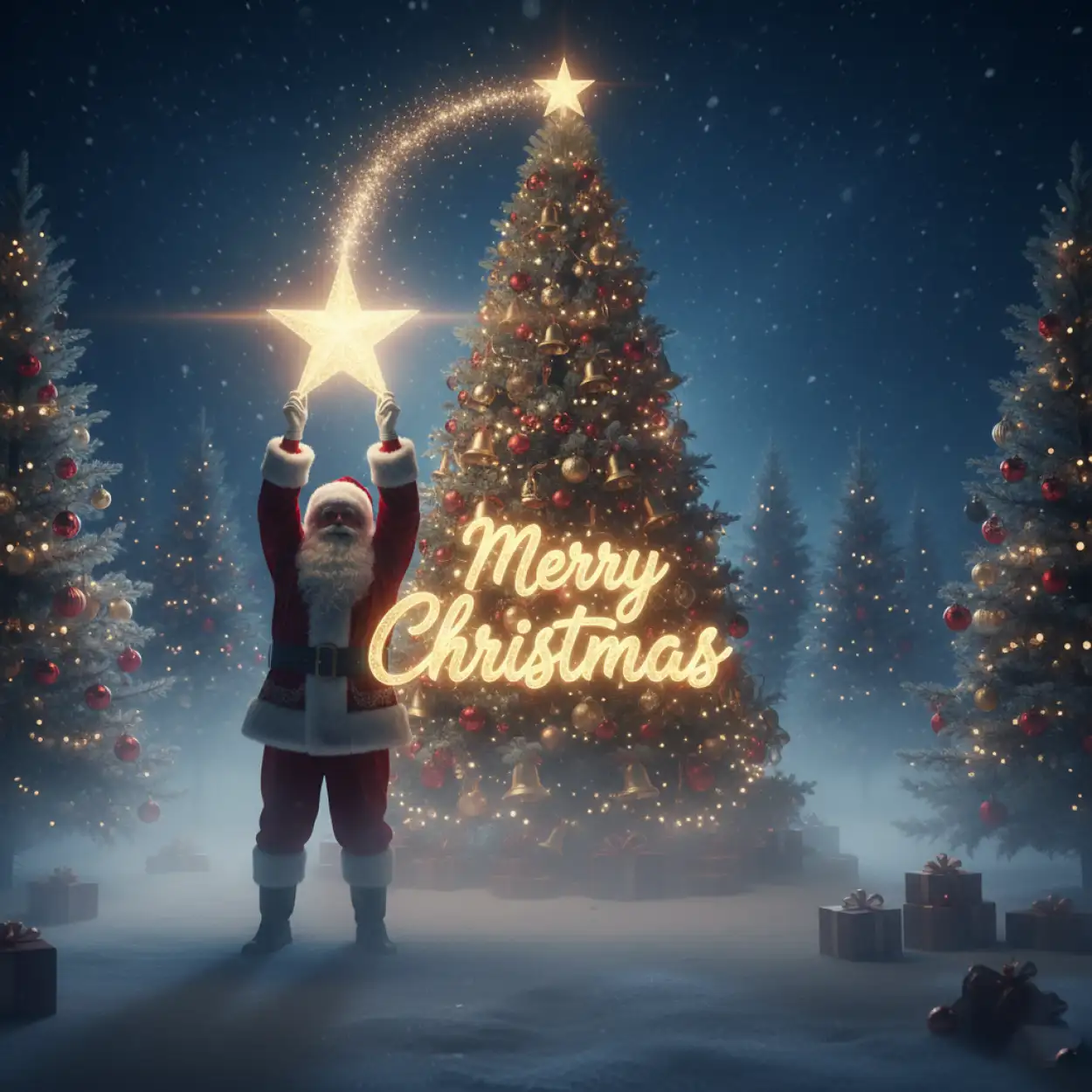 merry christmas luxury golden theme background
