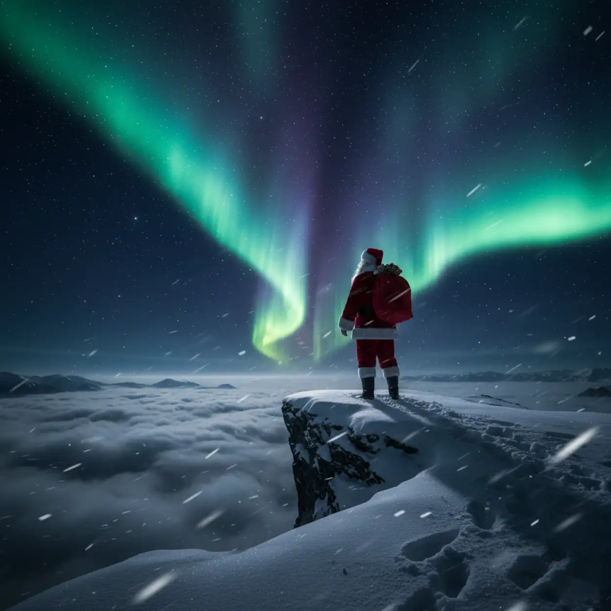 merry christmas snowfall forest background