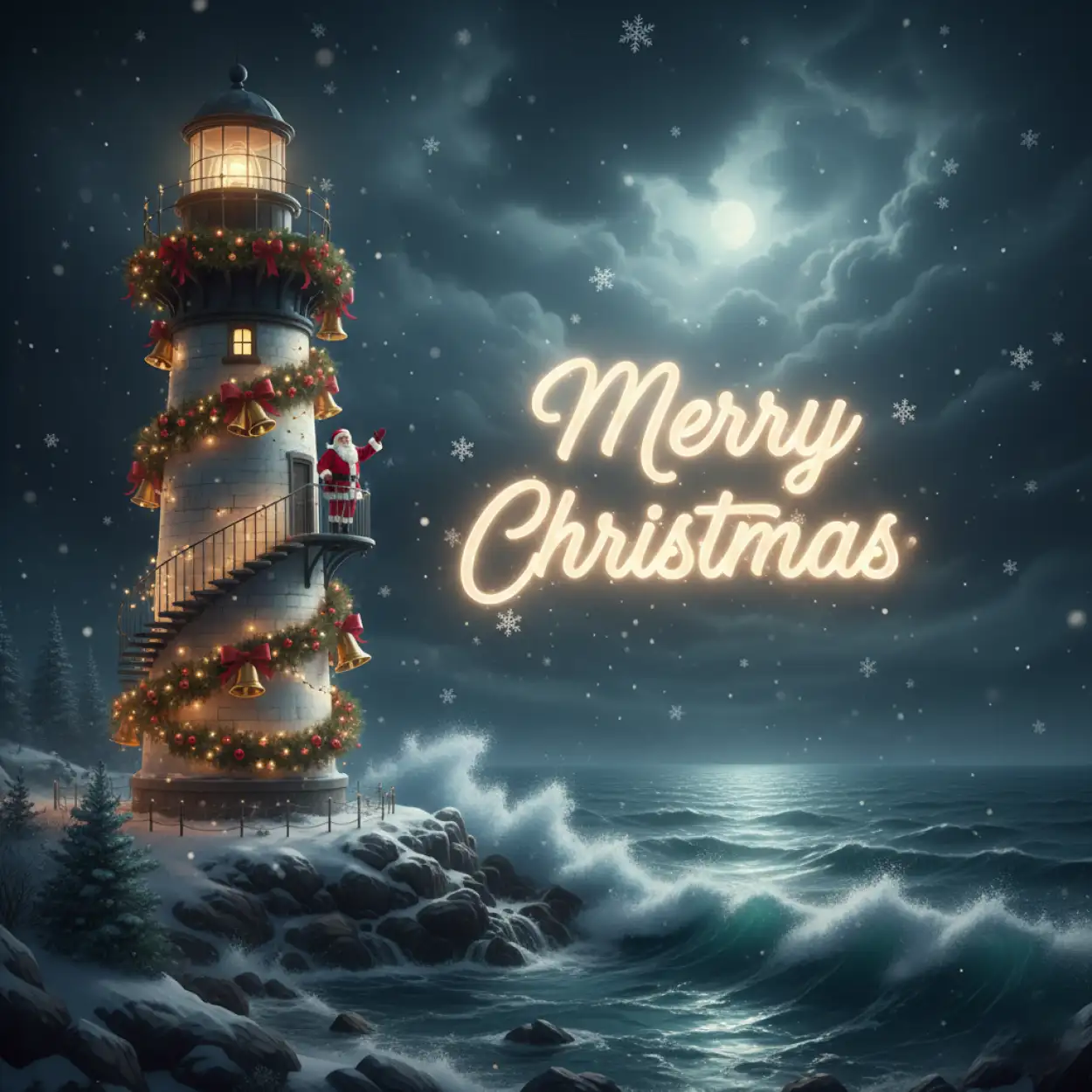 merry christmas snowflake background transparent