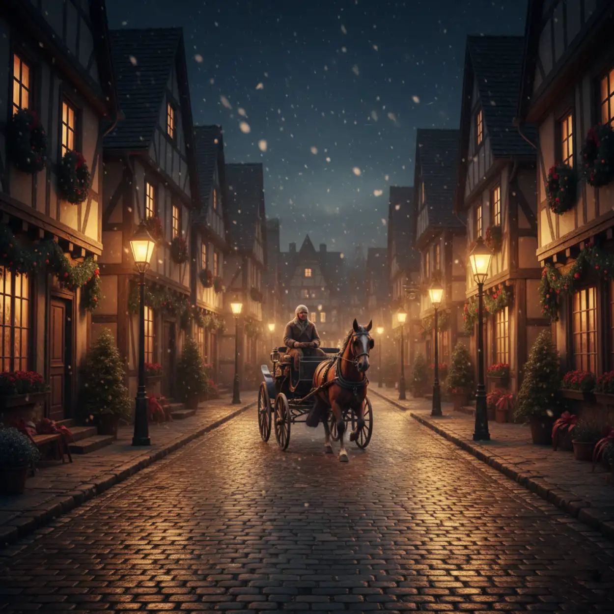 merry christmas snowman background cute design