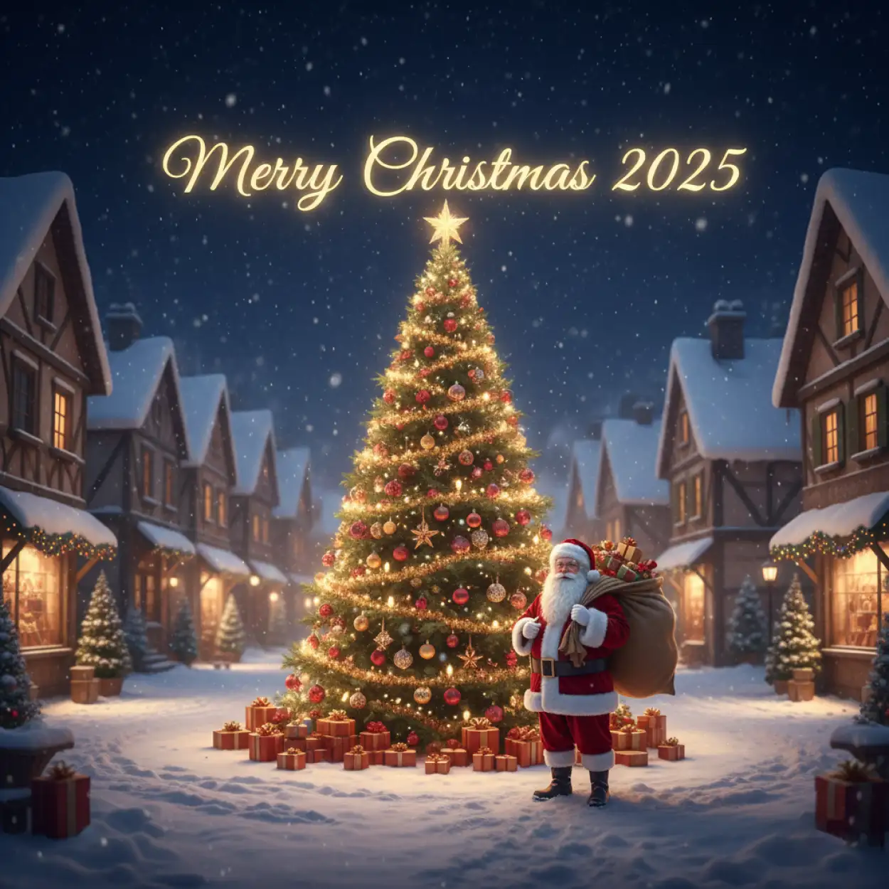 Free Download Merry Christmas Wishes Bilingual 2025 - High Quality Merry Christmas Wishes 2025 Background