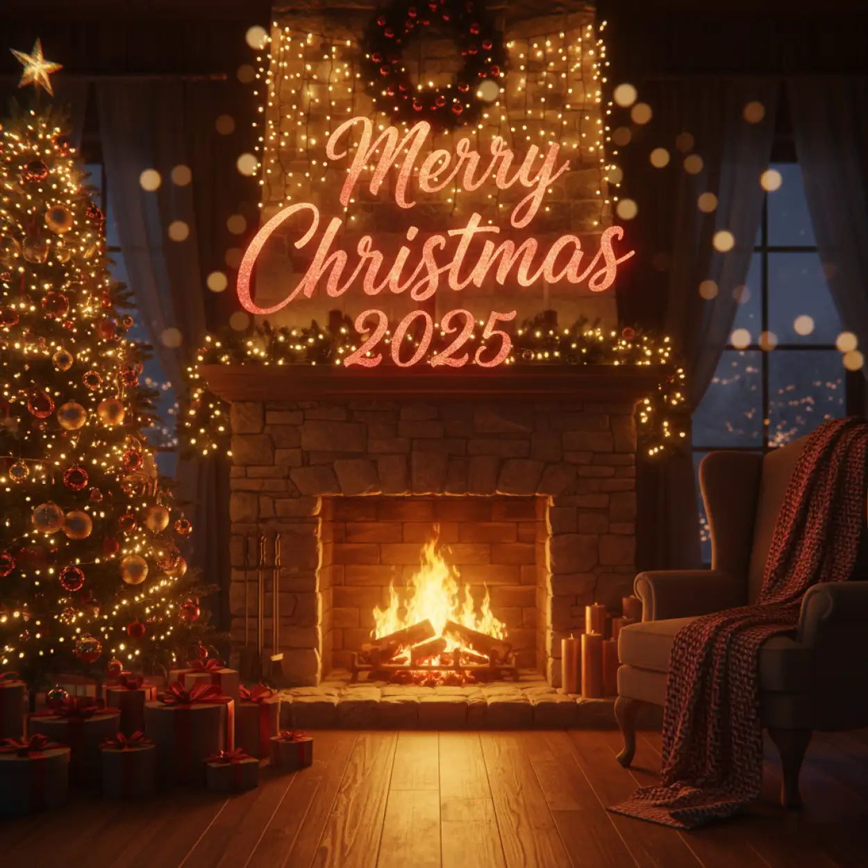 Free Download Merry Christmas Wishes For Reels 2025 - High Quality Merry Christmas Wishes 2025 Background