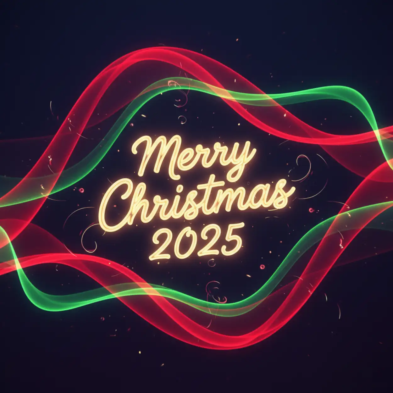 merry christmas wishes gold theme 2025