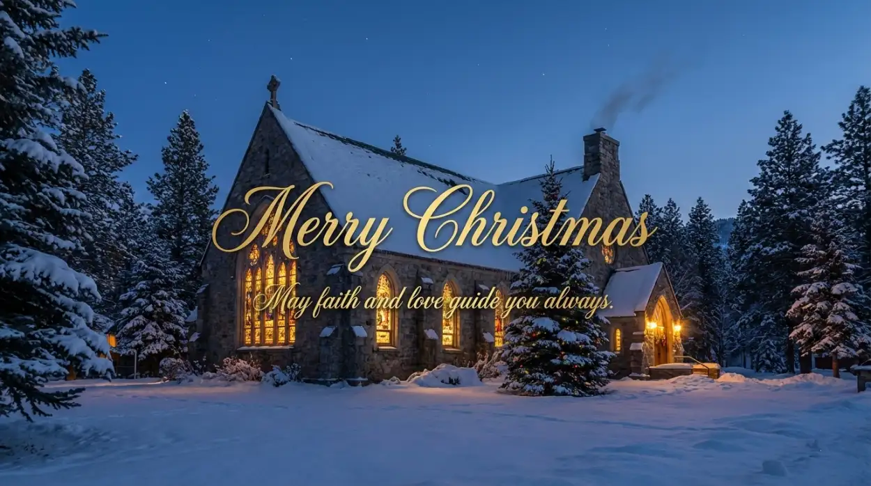 Merry Christmas wishes snow background images