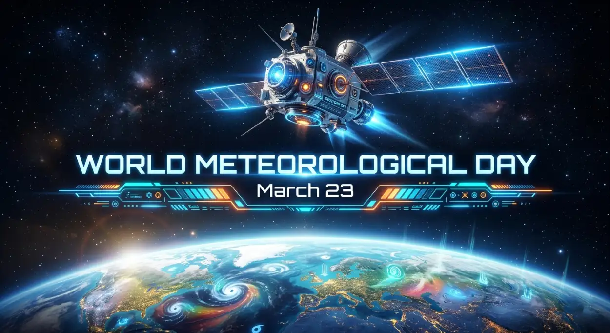 Free Download Meteorological Day Satellite Weather Monitoring - High Quality World Meteorological Day 2026 Date And Theme Image