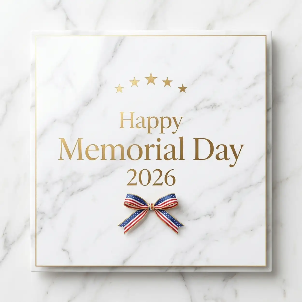 Free Download Minimal Memorial Day Greeting Card 2026 - High Quality Memorial Day Greeting Card 2026 Image
