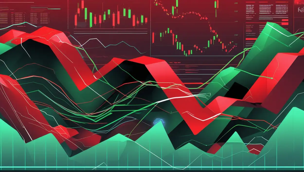 minimal stock market background design
