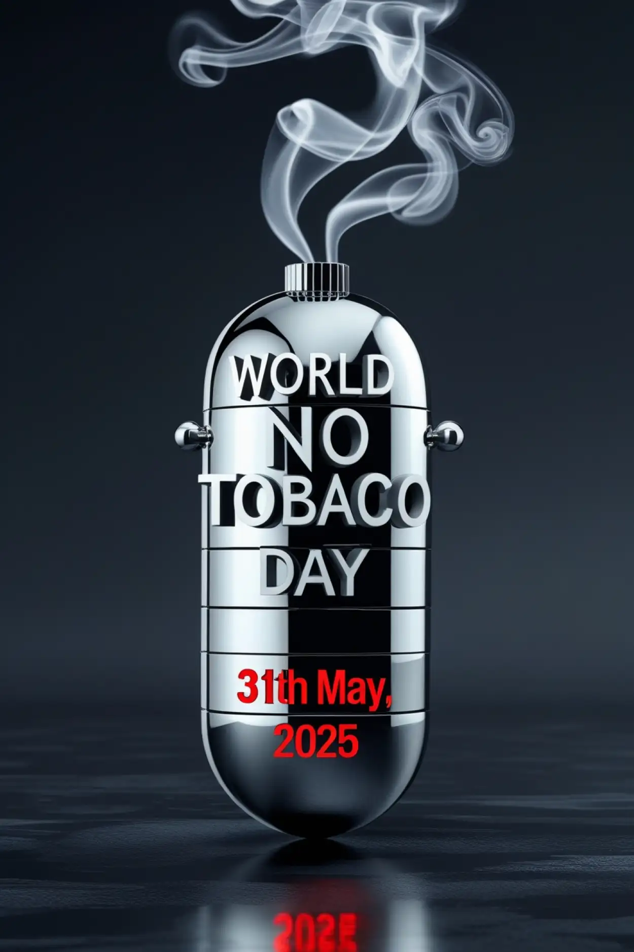 Free Download Minimal Style No Smoking Day Image - High Quality World No Tobacco Day Background