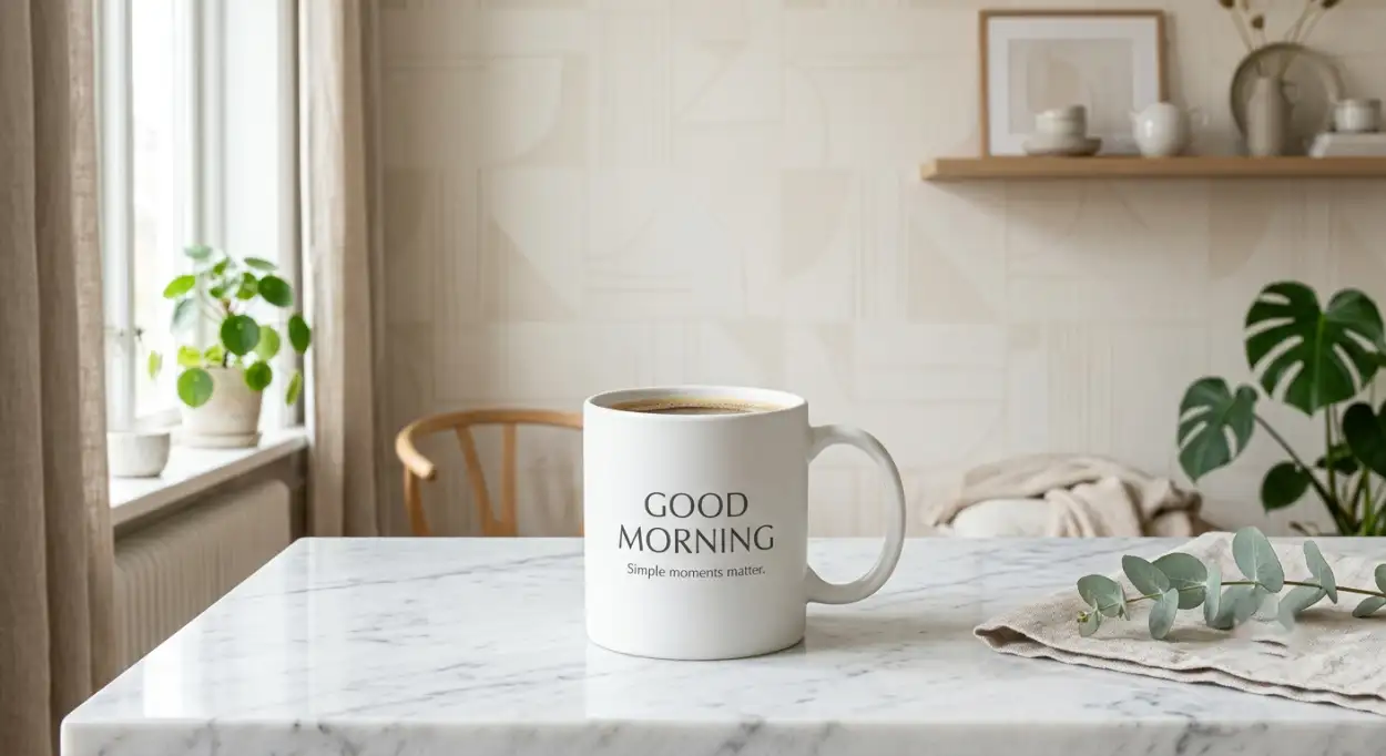 Free Download Minimalist Coffee Morning Wallpaper - High Quality Good Morning Coffee Image
