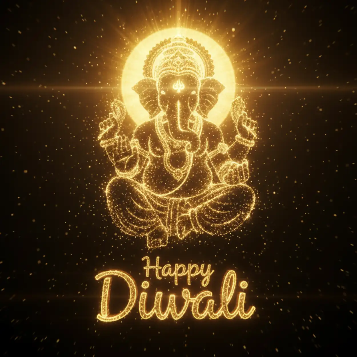 modern calligraphy happy diwali greetings 2025