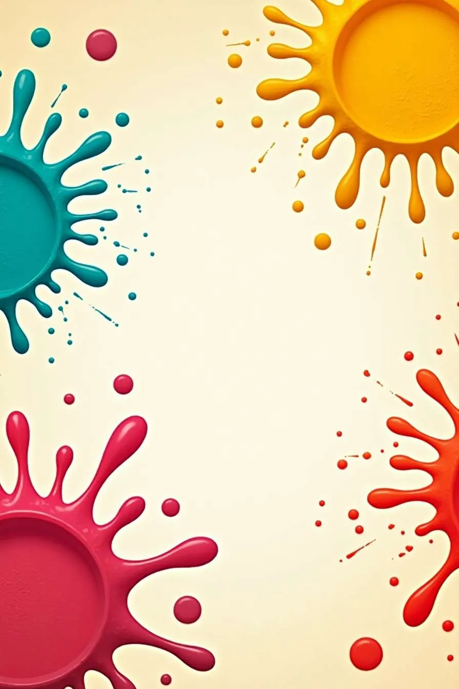 Free Download Modern Digital Art Backgrounds Featuring Pichkari, Rang, And Gulal - High Quality Holi Background Background
