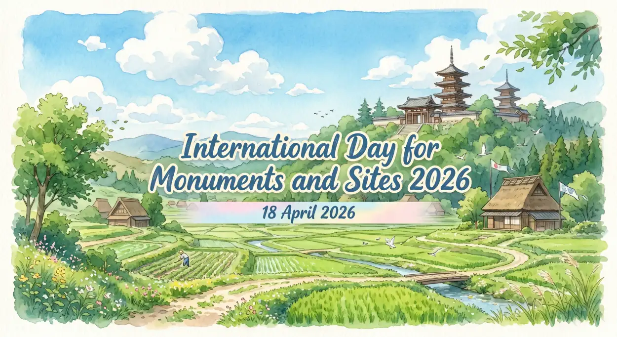 Free Download Monuments Day 2026 Greeting Messages - High Quality International Day For Monuments And Sites 2026 Image