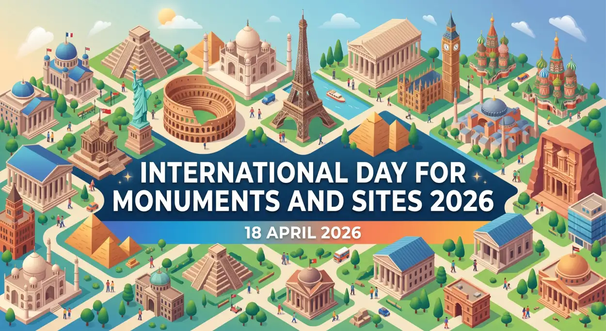 Free Download Monuments Day Vector Free Download Ai File - High Quality International Day For Monuments And Sites 2026 Image