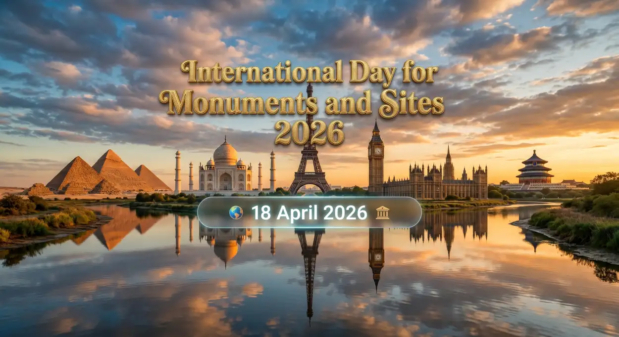 Free Download Monuments Day Whatsapp Share Images - High Quality International Day For Monuments And Sites 2026 Image