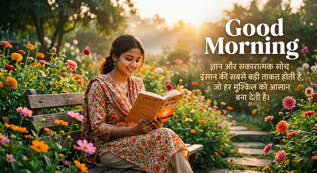 Free Download Morning Mindset Quotes Hindi - High Quality Good Morning Motivational Quotes Hindi Image