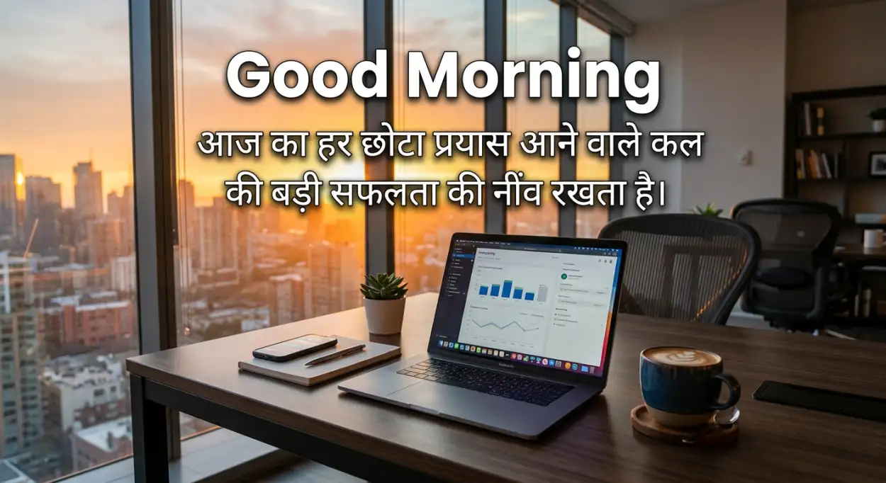 Free Download Morning Success Quotes Hindi - High Quality Good Morning Motivational Quotes Hindi Image