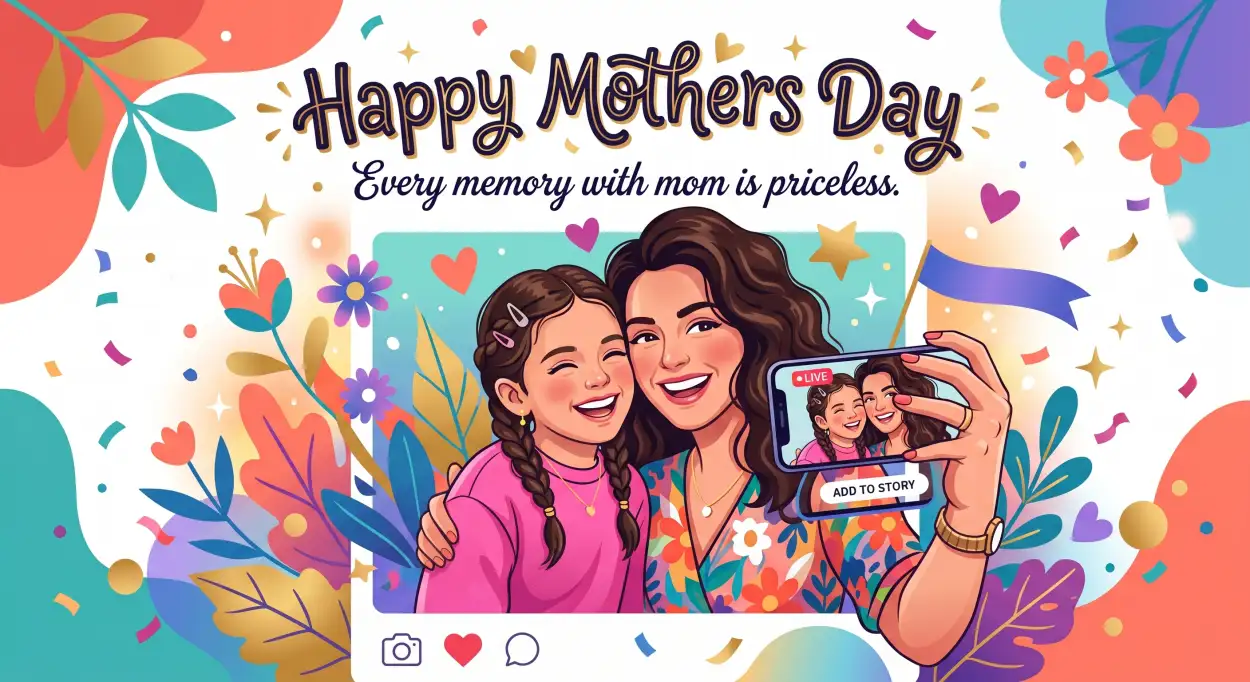 Free Download Mothers Day Instagram Captions For Mom - High Quality Mothers Day Status Image