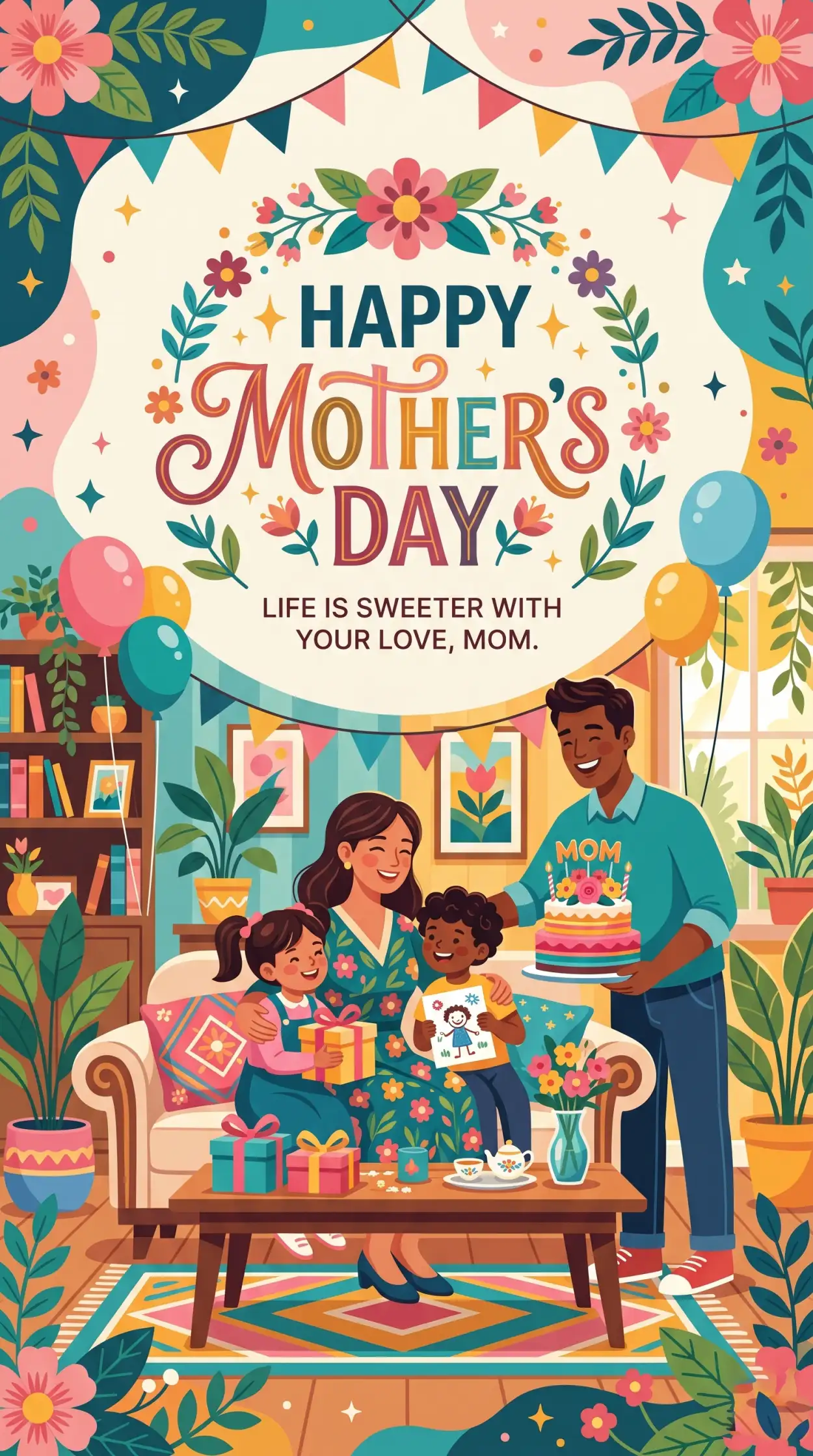 Free Download Mothers Day Status For Son - High Quality Mothers Day Status Image