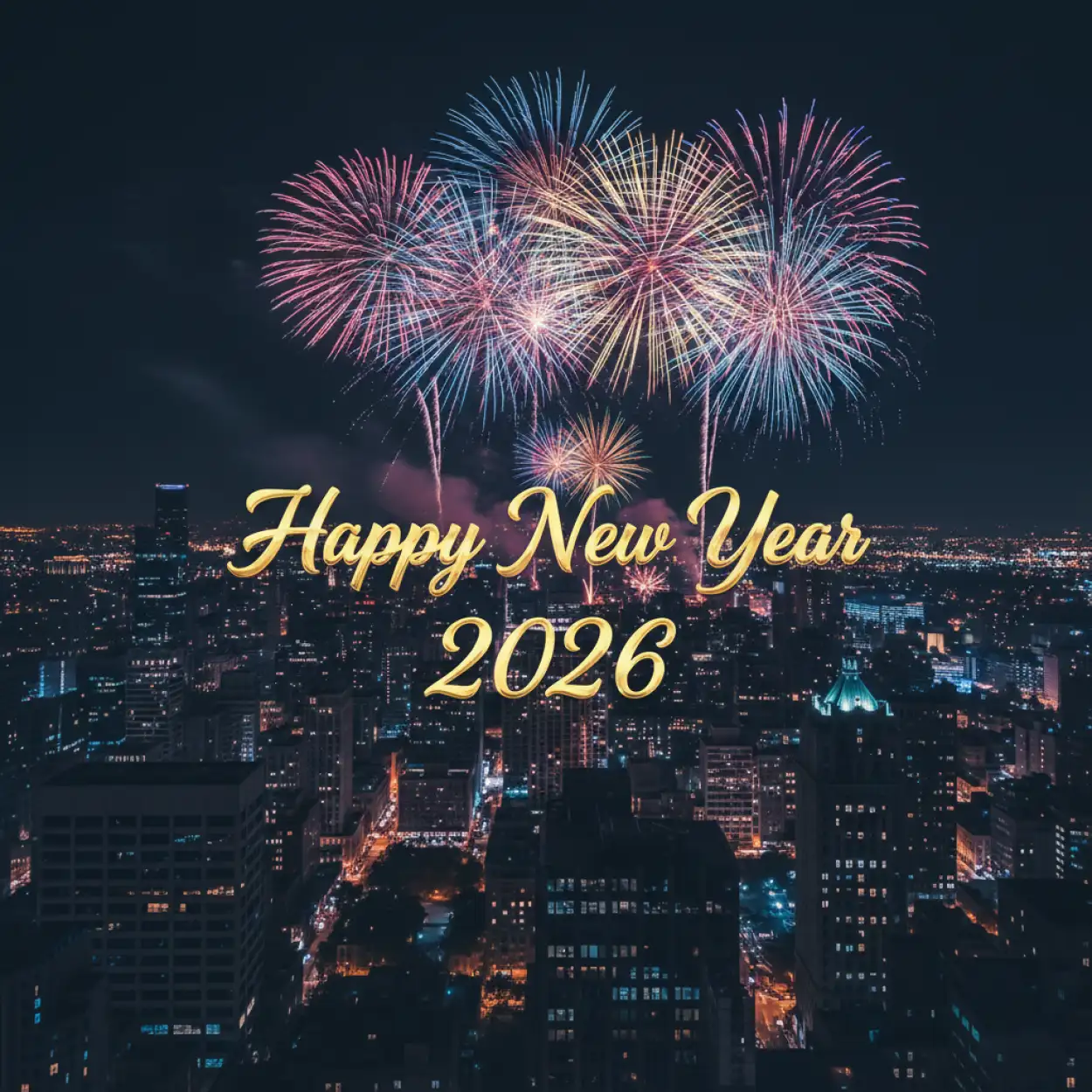 Free Download Motivational New Year Greeting Card 2026 - High Quality New Year Greeting Card Background