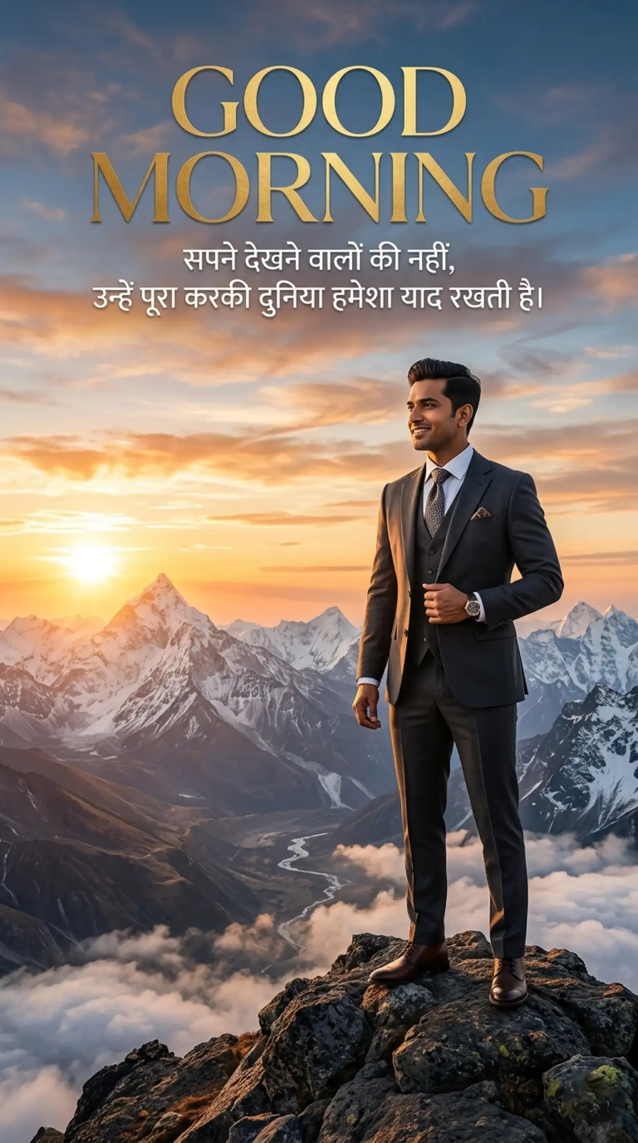 Free Download Motivational Suvichar Hindi - High Quality Good Morning Motivational Quotes Hindi Image