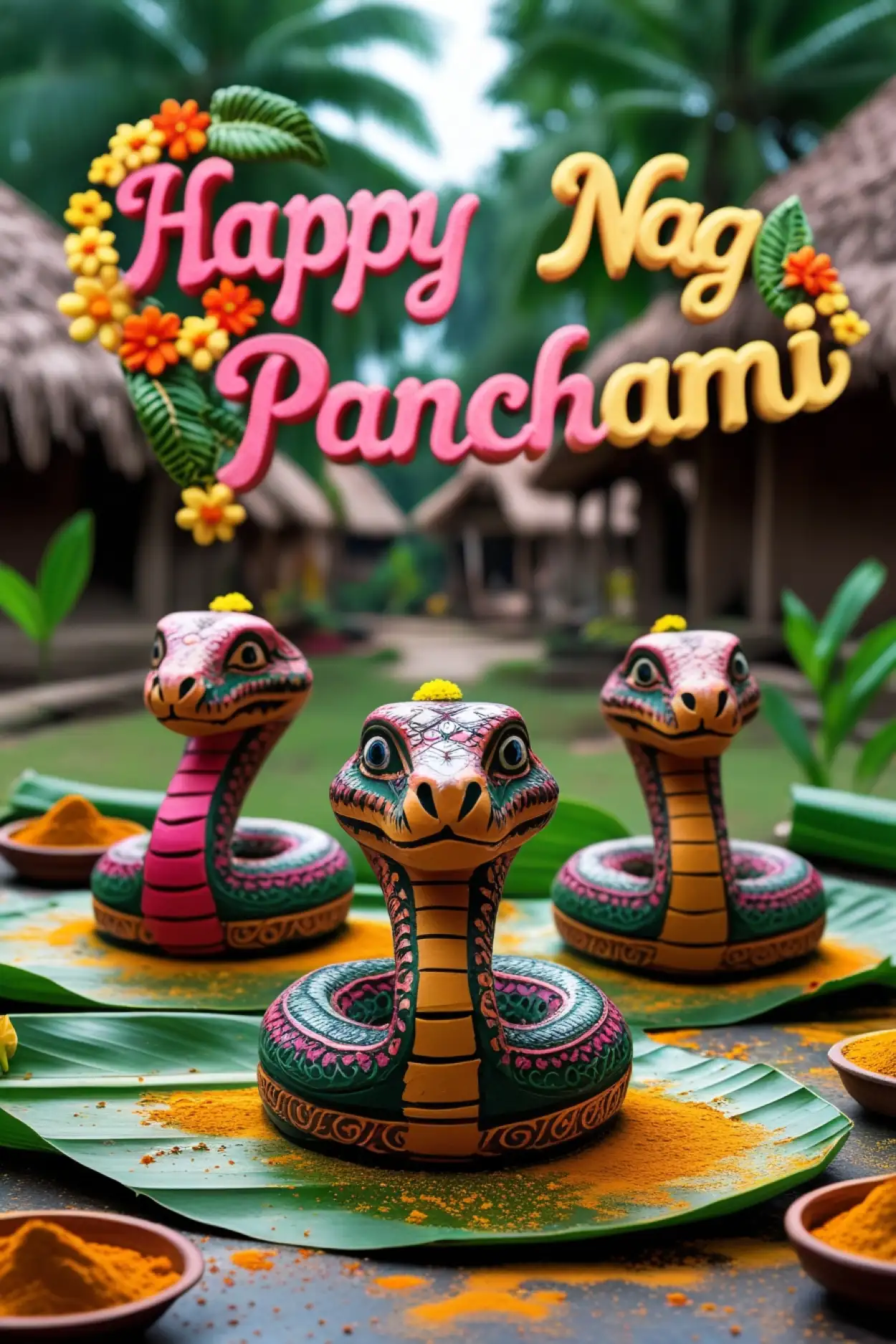 Nag Panchami 2025 images in Hindi text