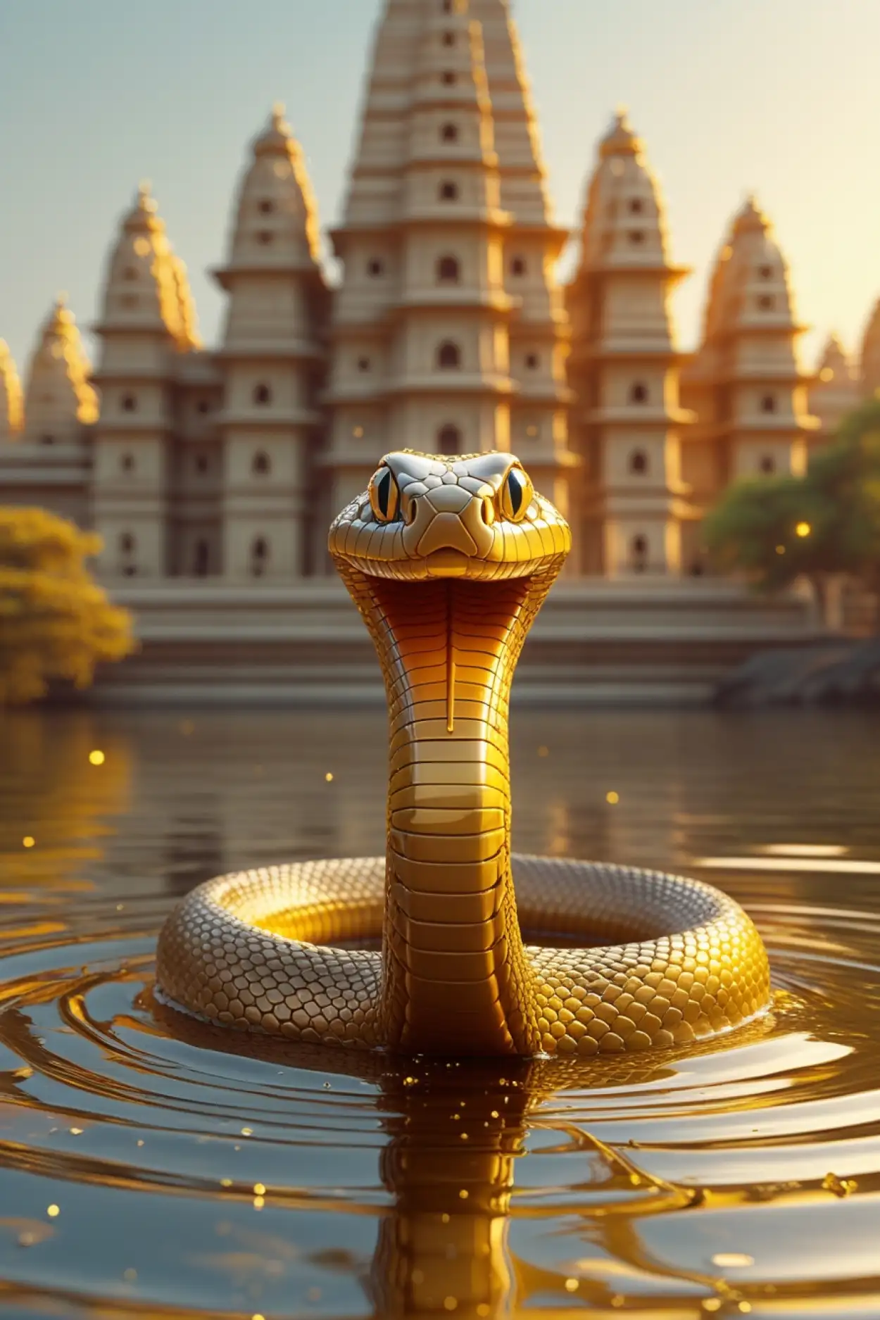 Nag Panchami god snake PNG for download