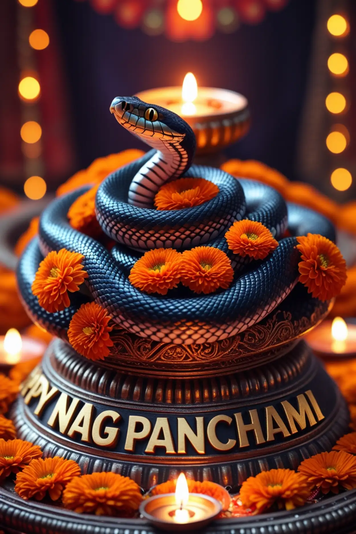 Nag Panchami image for children educational use